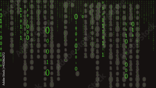 Abstract Technology Binary code Digital Background