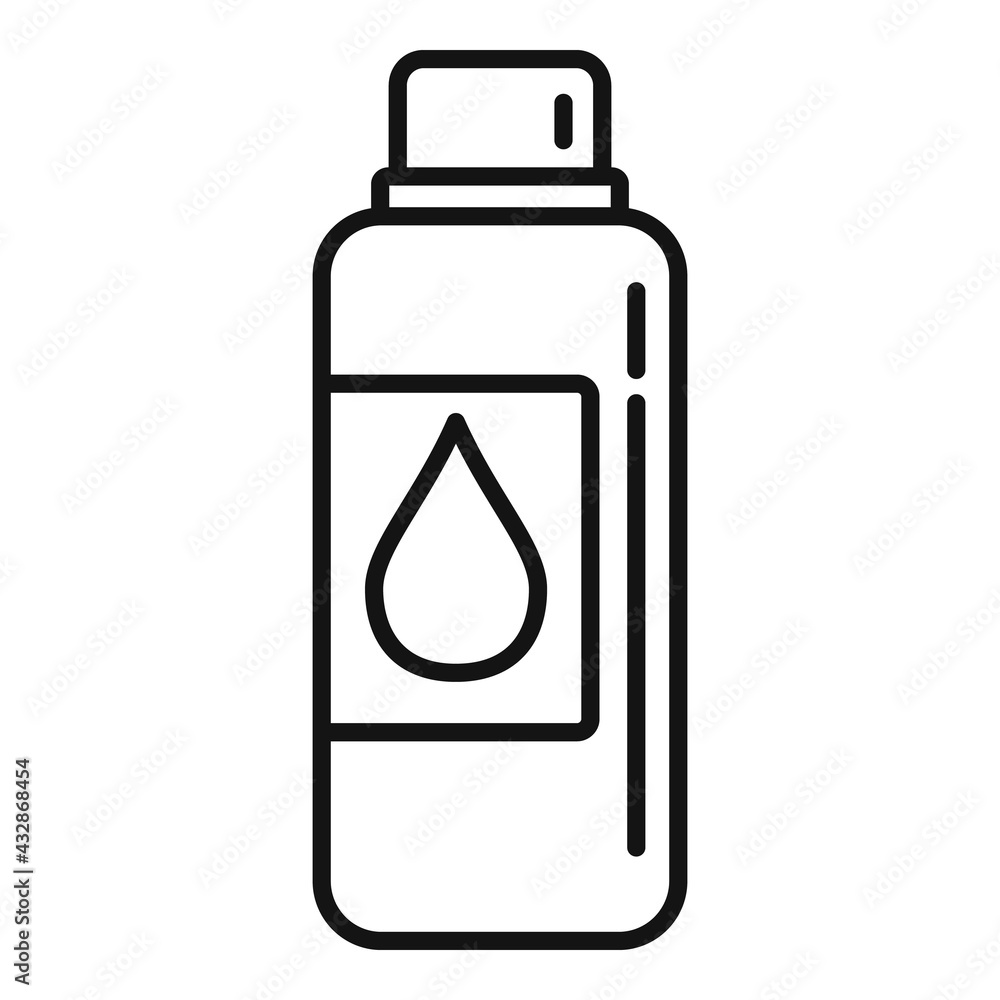 Bio fertilizer icon, outline style Bio fertilizer icon, outline style