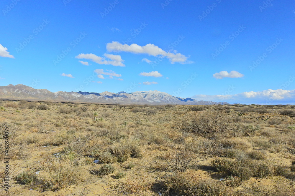 The beautiful scenery of the desert landscape in Cochise County, southeastern, Arizona.