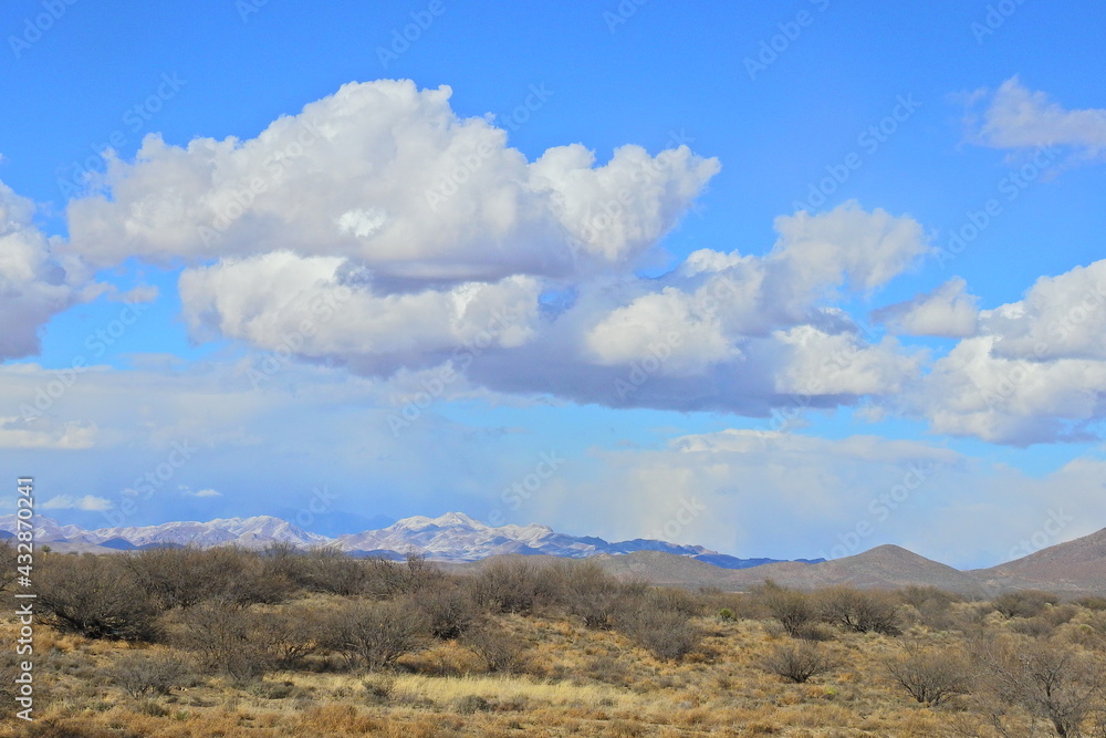 The beautiful scenery of the desert landscape in Cochise County, southeastern, Arizona. The beautiful scenery of the desert landscape in Cochise County, southeastern, Arizona.