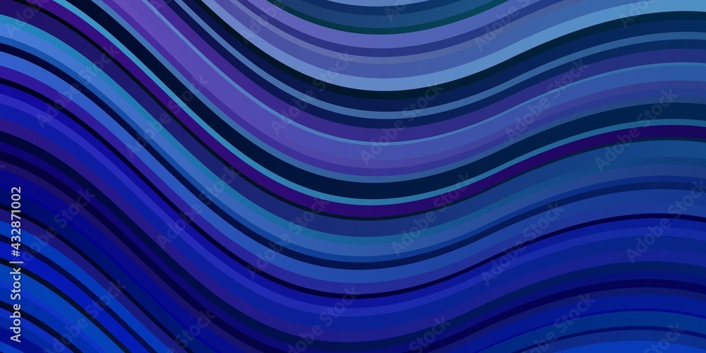 Dark Pink, Blue vector background with bent lines. Dark Pink, Blue vector background with bent lines.