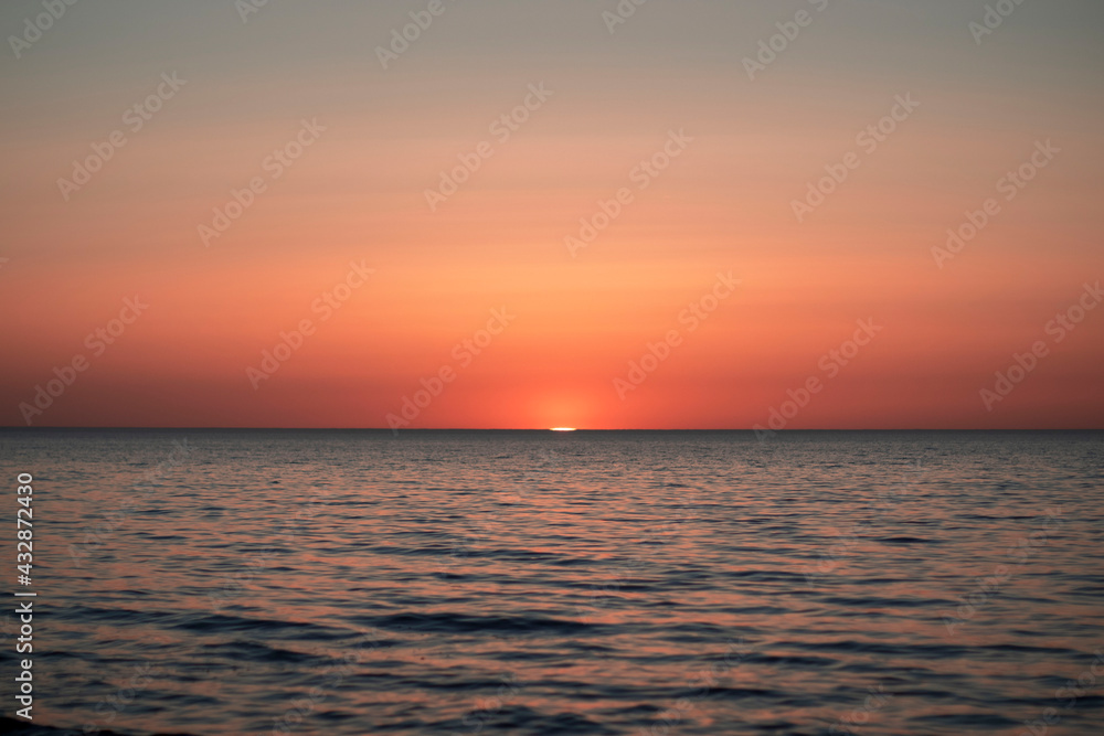 sunset by the sea, sunset photography