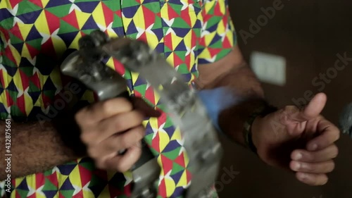 Hands of the musician