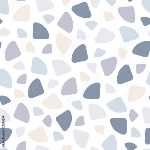 Vector seamless simple pattern - colorful delicate design. Repeatable abstract minimalistic background. Textile print, stylish texture