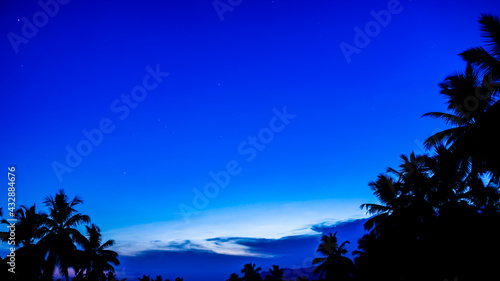 Blue sky in village © PrivinSathy