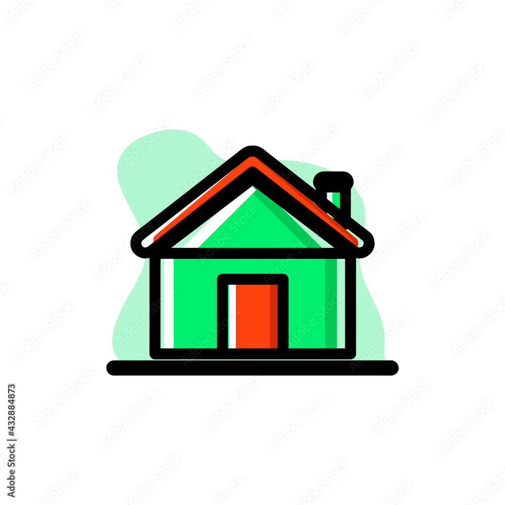 Fototapeta premium House Icon Simple Business Conceptual Vector Illustration Design