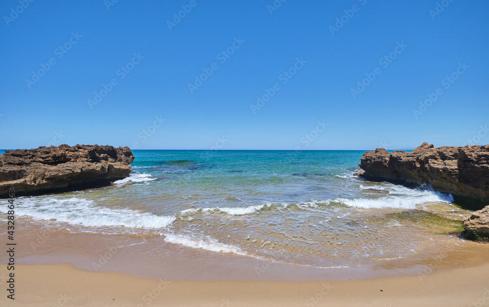 Beach of Scivu, Arbus, west coast Sardinia, Italy