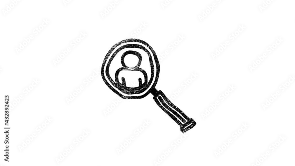 Hand draw business icon on dark background. Marketing network. Money line icon. Motion graphics. Hand draw business icon on dark background. Marketing network. Money line icon. Motion graphics.
