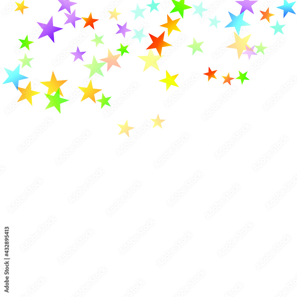 Rainbow Festive Confetti. Carnival Star Falling. Rainbow Festive Confetti. Carnival Star Falling.