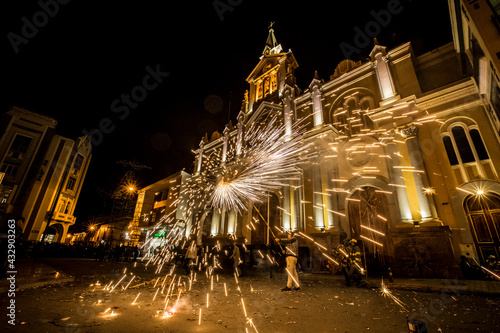 Fireworks in Loja, Ecuador © christian