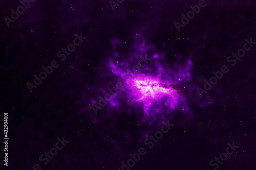 Beautiful bright galaxy. Elements of this image were furnished by NASA.