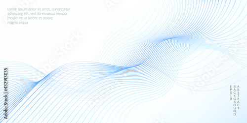 A template for your design with waves.