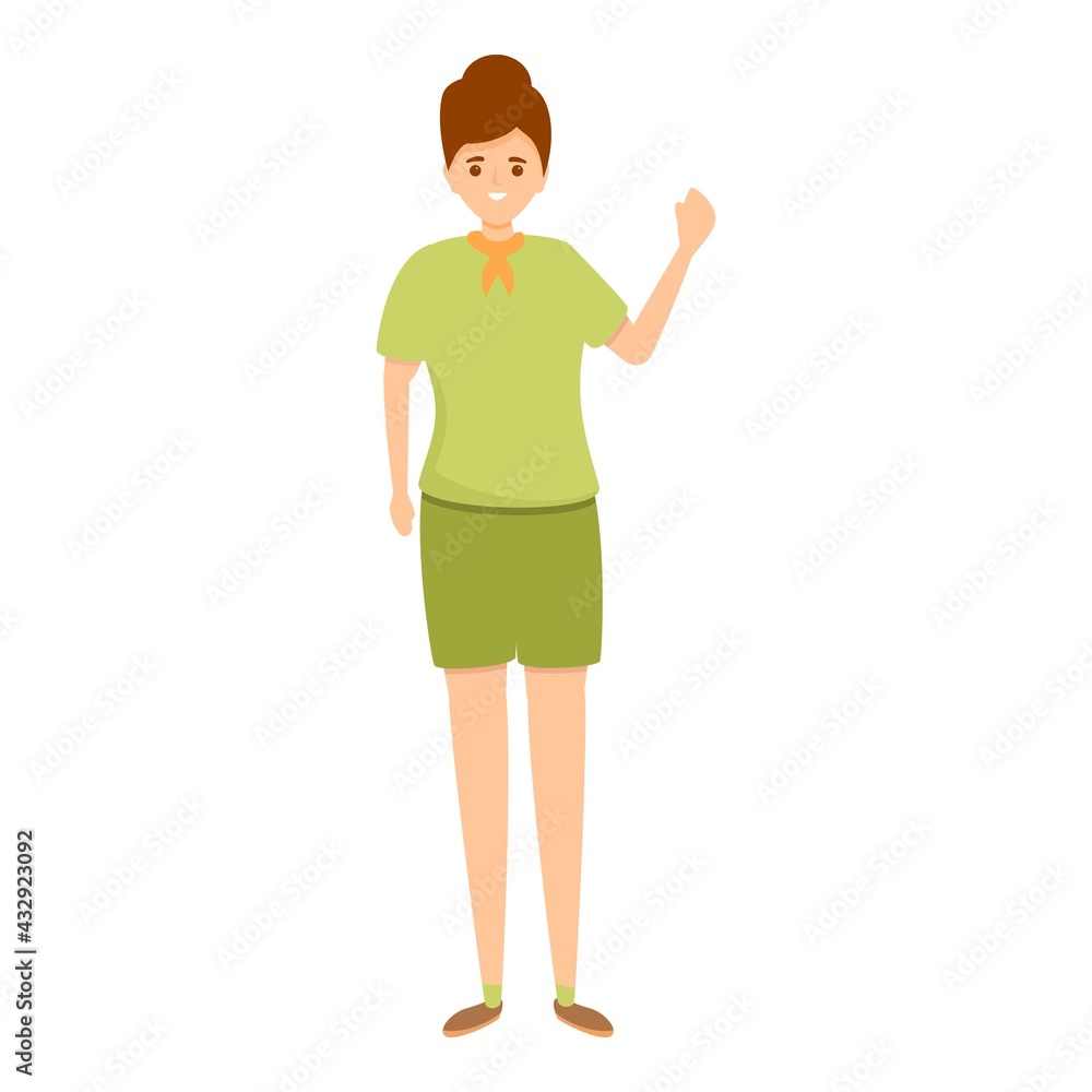 Scouting teacher icon. Cartoon of Scouting teacher vector icon for web design isolated on white background Scouting teacher icon. Cartoon of Scouting teacher vector icon for web design isolated on white background