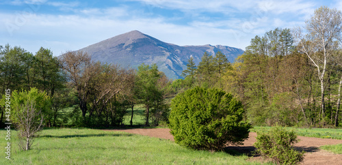 Mountain Rtanj in Eastern Serbia famous for its pyramidal peak