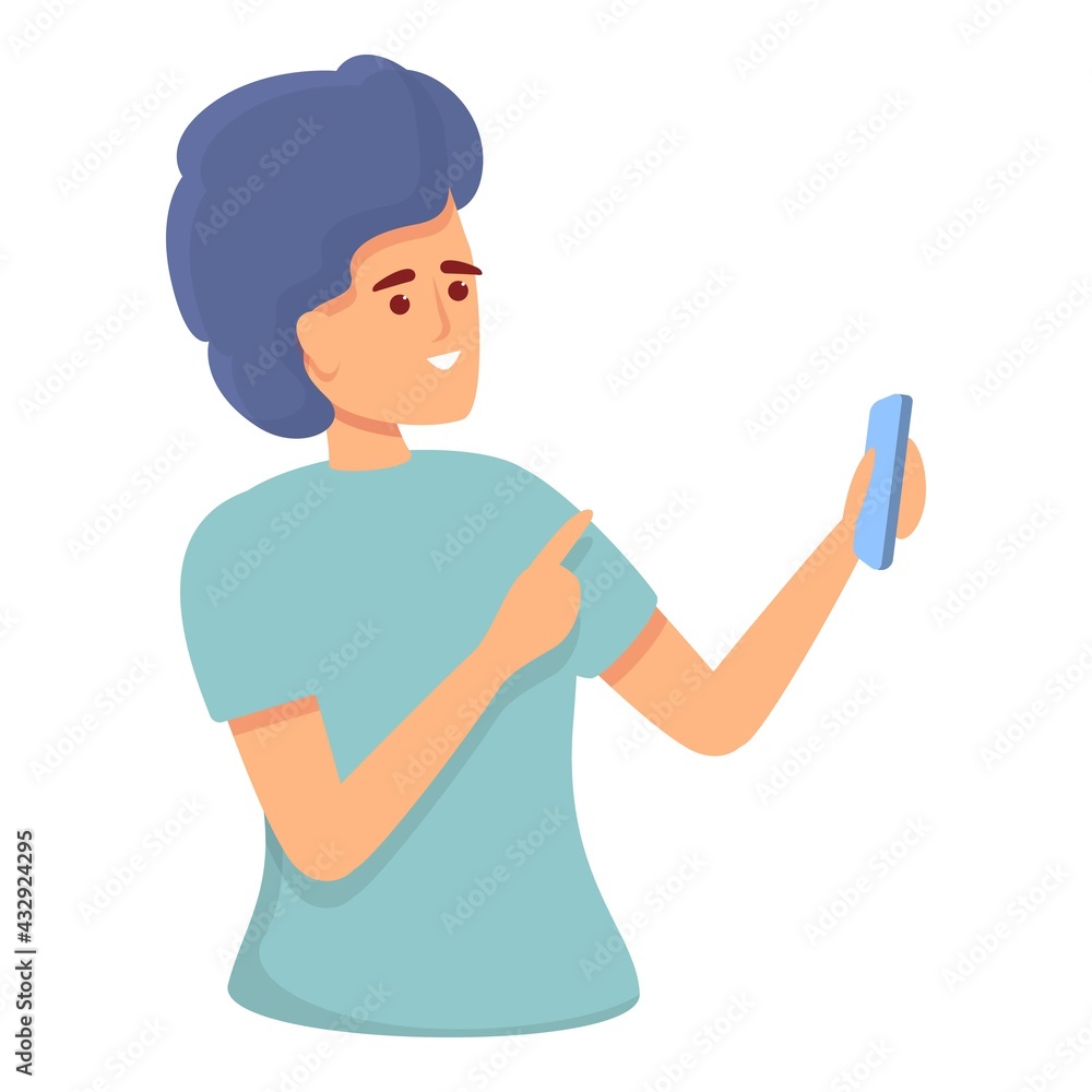 Mother messaging network icon. Cartoon of Mother messaging network vector icon for web design isolated on white background Mother messaging network icon. Cartoon of Mother messaging network vector icon for web design isolated on white background