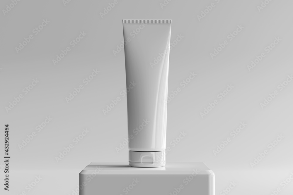 Isolated Cosmetic Cream Tube 3D Rendering Isolated Cosmetic Cream Tube 3D Rendering