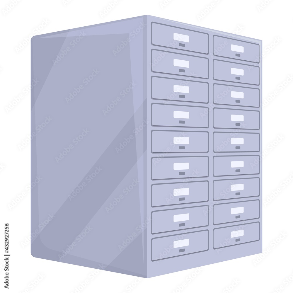 Deposit room indoor icon. Cartoon of Deposit room indoor vector icon for web design isolated on white background Deposit room indoor icon. Cartoon of Deposit room indoor vector icon for web design isolated on white background