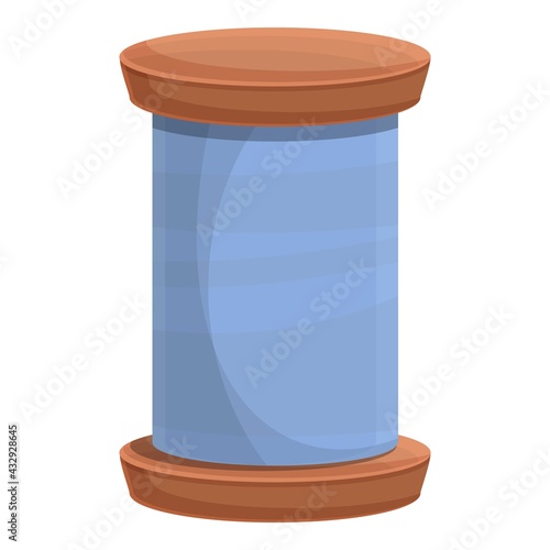 Thread icon. Cartoon of Thread vector icon for web design isolated on white background