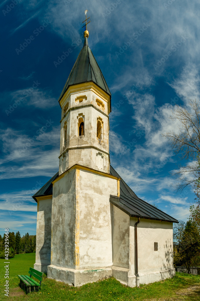 St Michael Kapelle, Peissenberg, Oberbayern, Bayern Deutschland