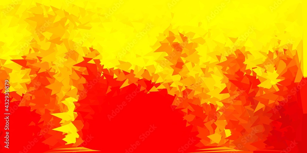 Dark orange vector abstract triangle pattern. Dark orange vector abstract triangle pattern.