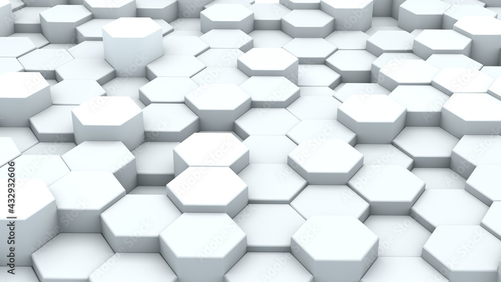3d illustration, 3d render. 3d geometric light background. 3d illustration, 3d render. 3d geometric light background.