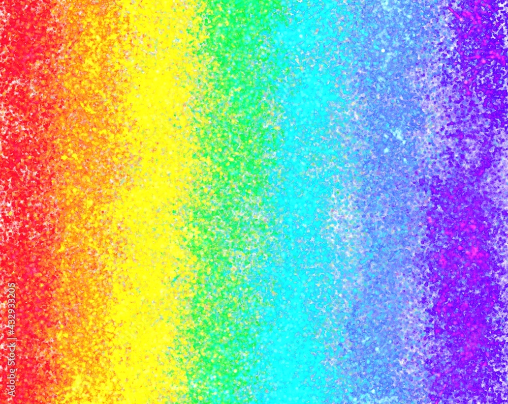 abstract sparkly and colorful background made up of rainbow colours