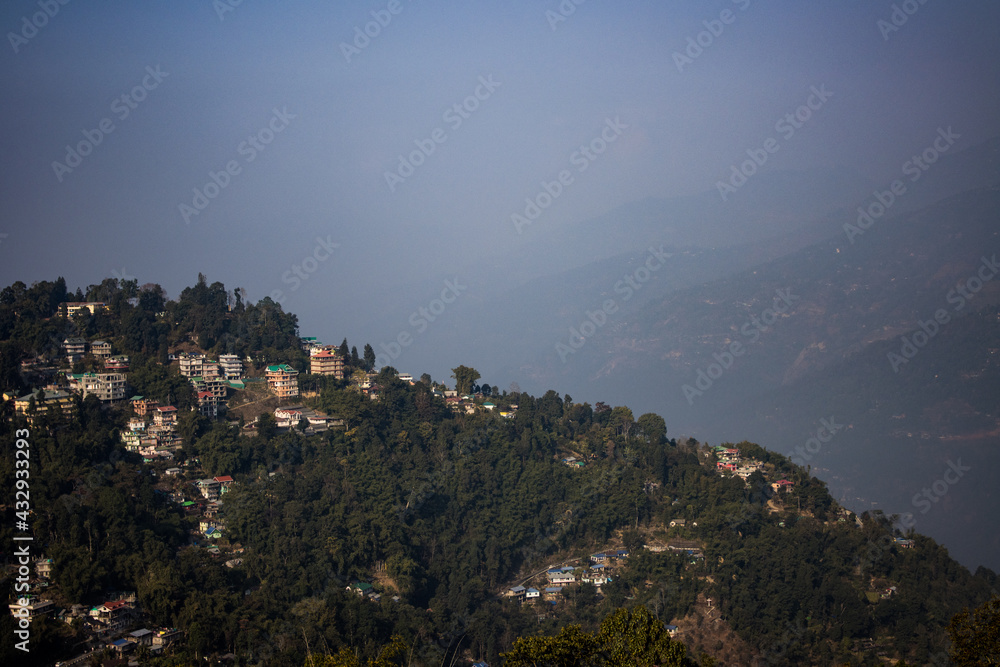 Obraz premium clouds over the mountains