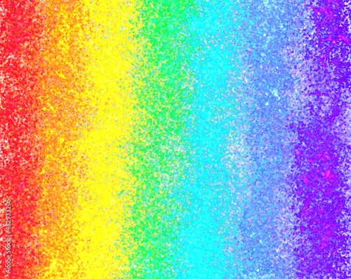 abstract sparkly and colorful background made up of rainbow colours