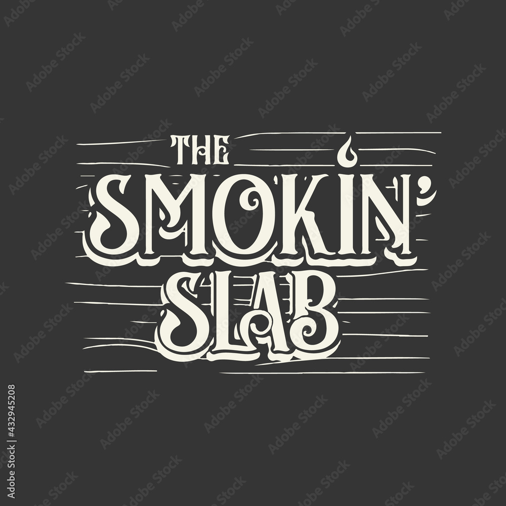 The Smoking slab custom t shirt design