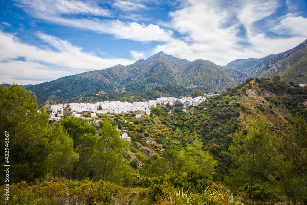 Municipality of Istan in the region of Sierra de las nieves, province of Malaga, Andalusia, Spain.
