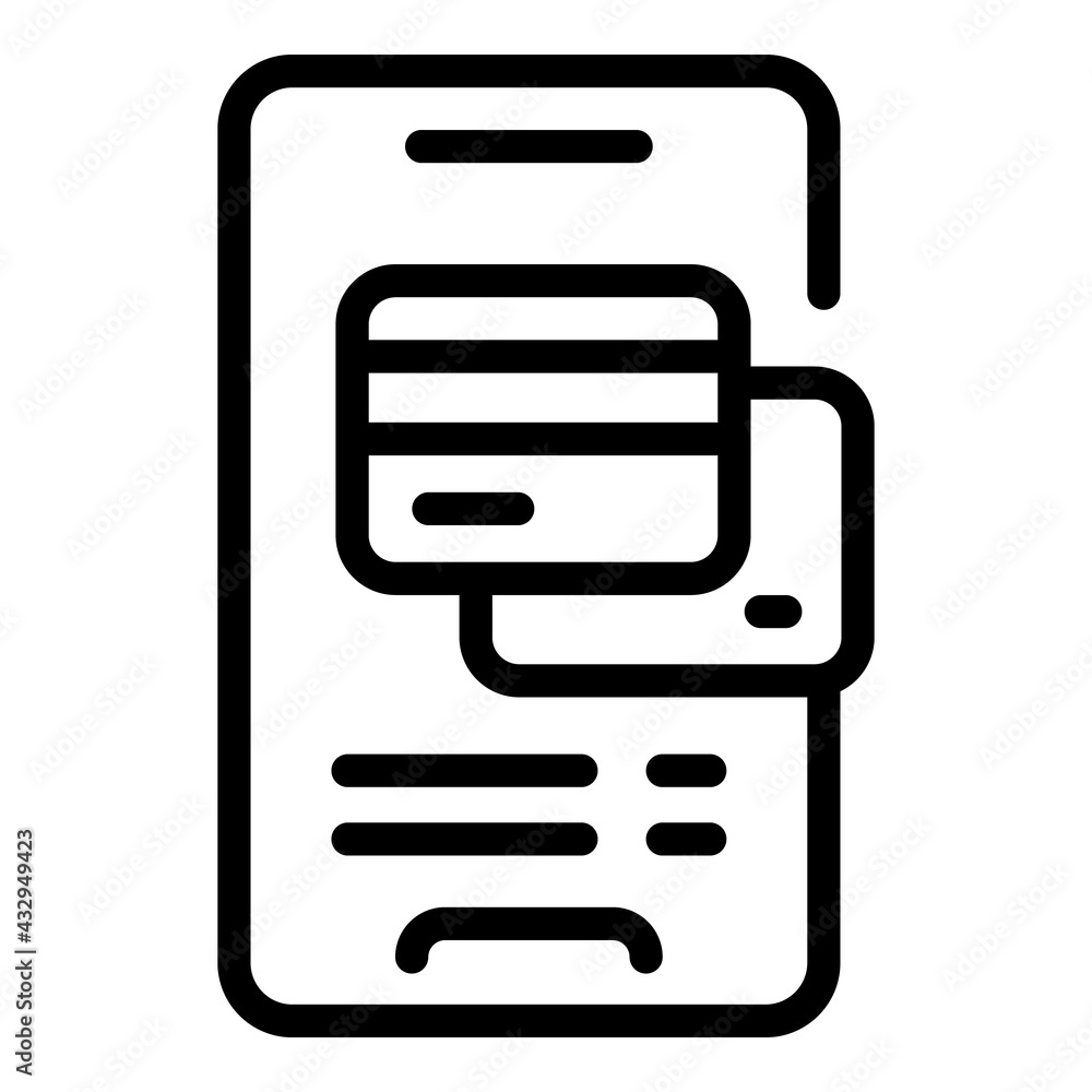 Social media marketing phone icon. Outline Social media marketing phone vector icon for web design isolated on white background Social media marketing phone icon. Outline Social media marketing phone vector icon for web design isolated on white background