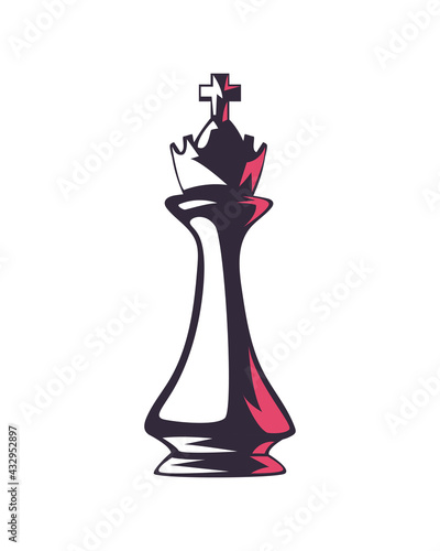 king chess piece