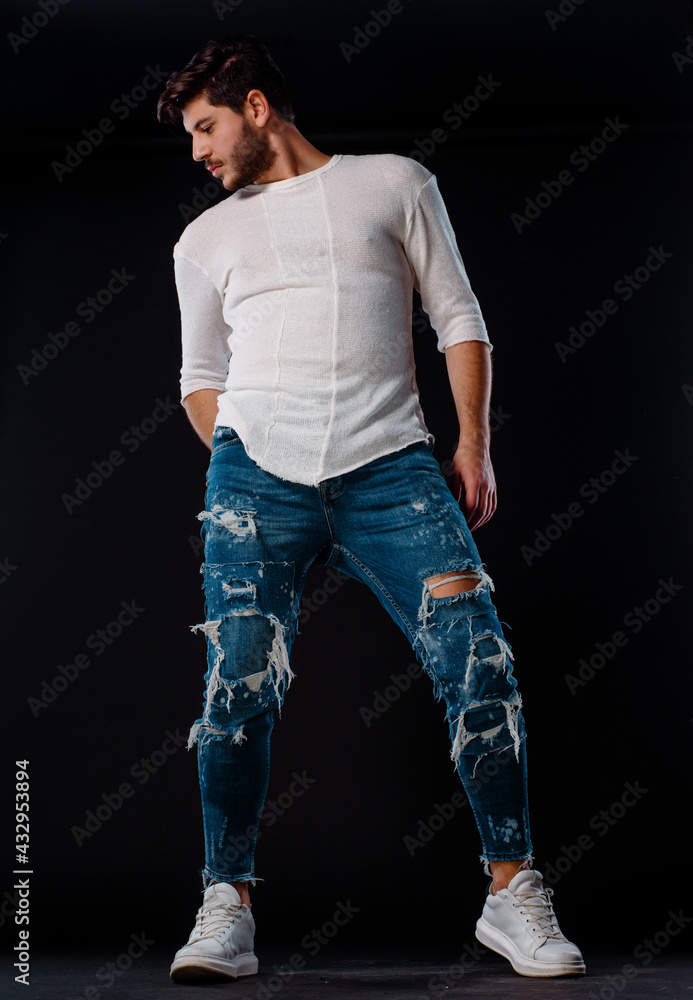 Trendy fashion model Trendy fashion model