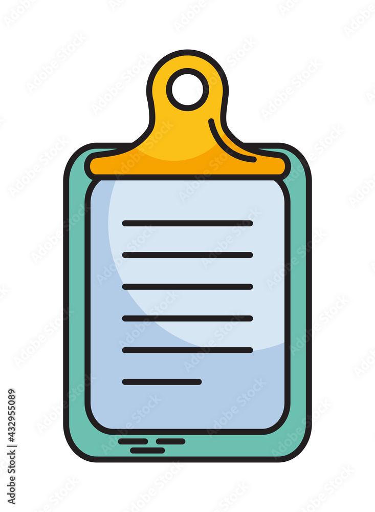 clipboard with document clipboard with document