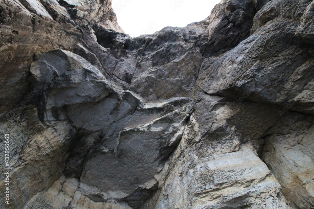 Naklejka premium cave in the sea