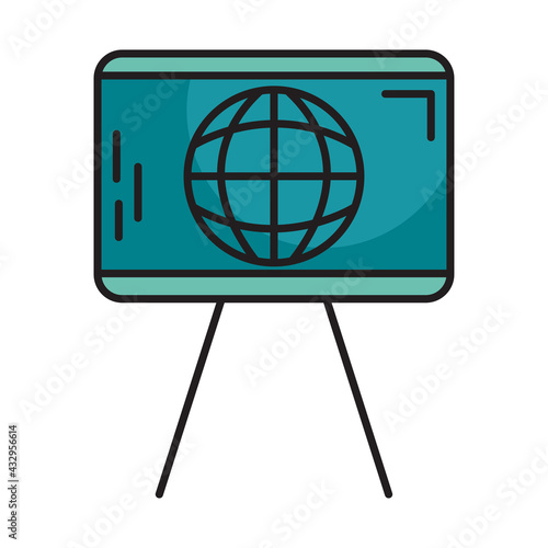 presentation board icon
