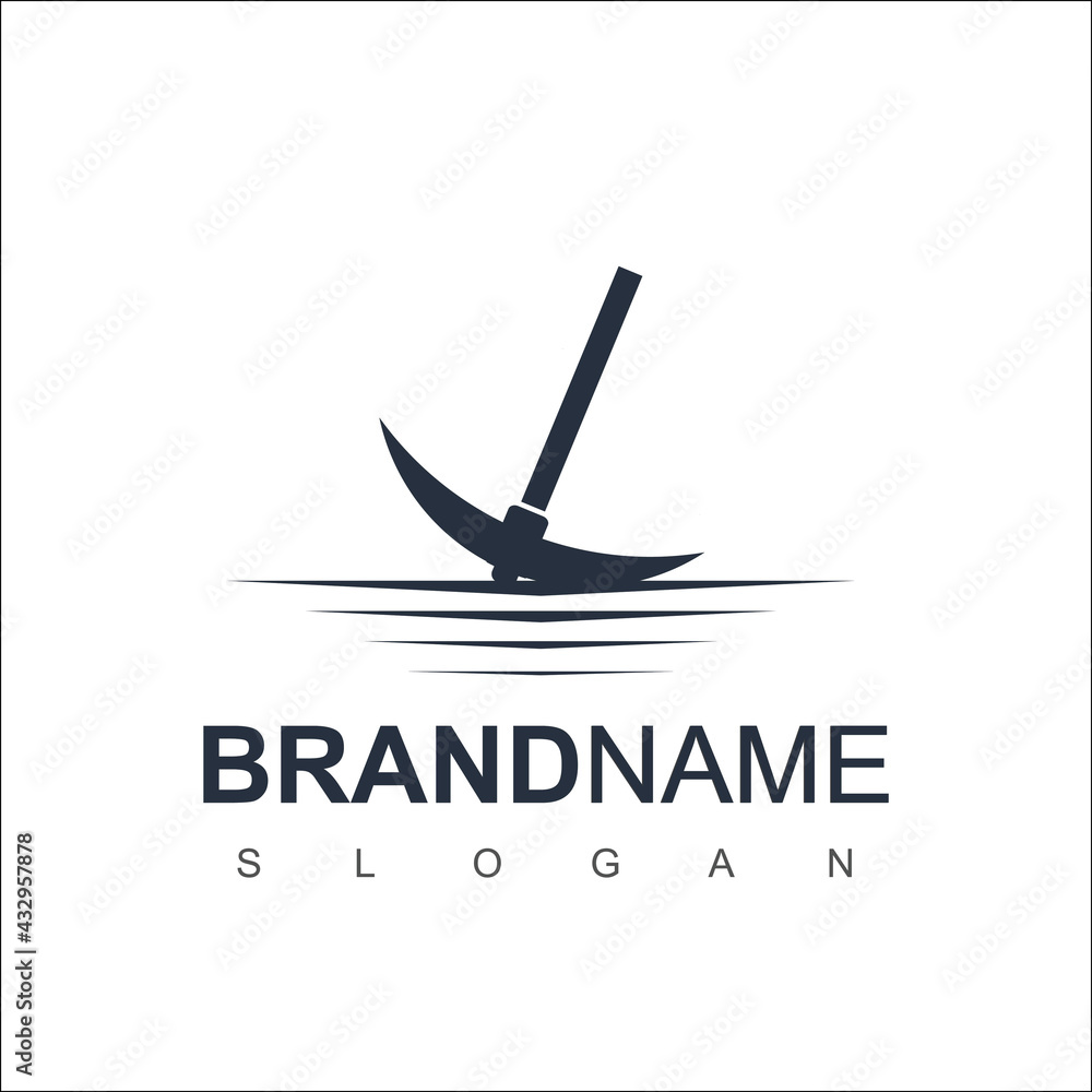 Mining Logo Design Template Vector Illustration Mining Logo Design Template Vector Illustration