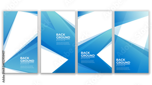 Sets of Business Banner Widescreen Portrait Size, Isolated Design Layout Template. Vector Illustration

R