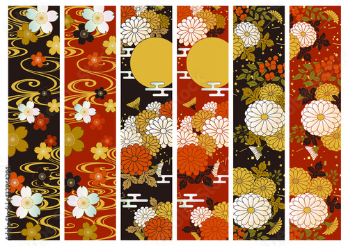 Fotografie 漆塗り・蒔絵・螺鈿の帯セット　縦