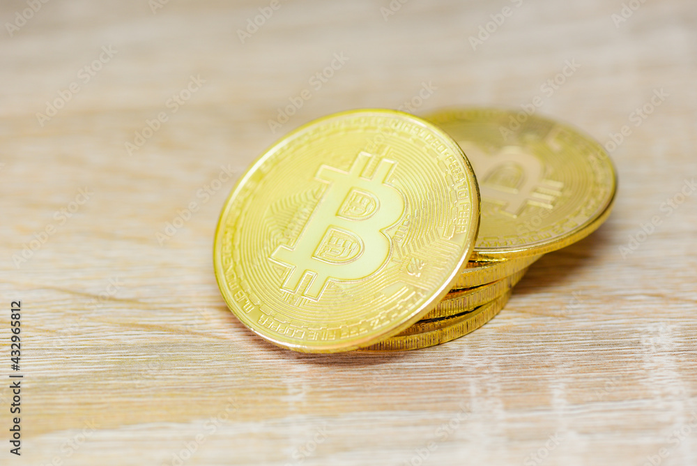 Bitcoin crypto currency business, Gold bitcoin coin finance, Golden BTC cryptocurrency trading virtual money stock market concept Bitcoin crypto currency business, Gold bitcoin coin finance, Golden BTC cryptocurrency trading virtual money stock market concept