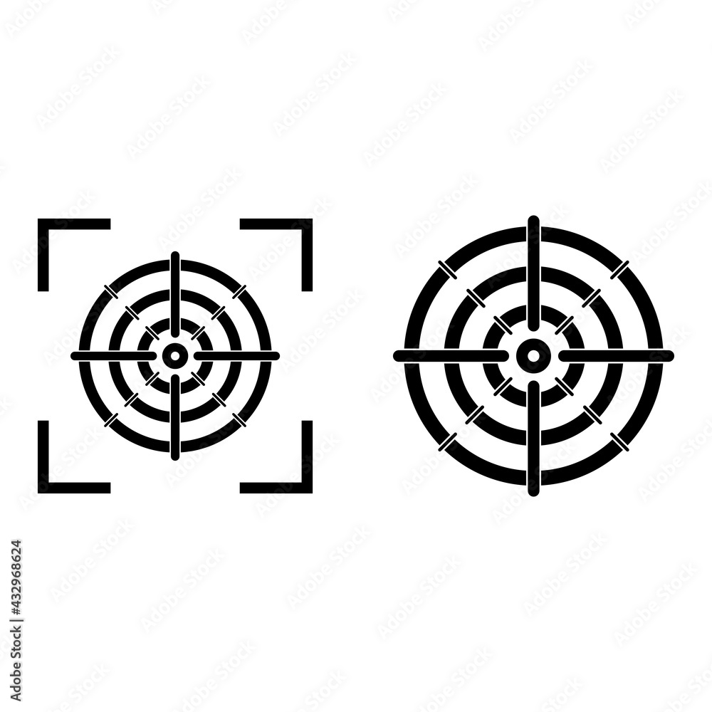 target icon vector sign symbol target icon vector sign symbol