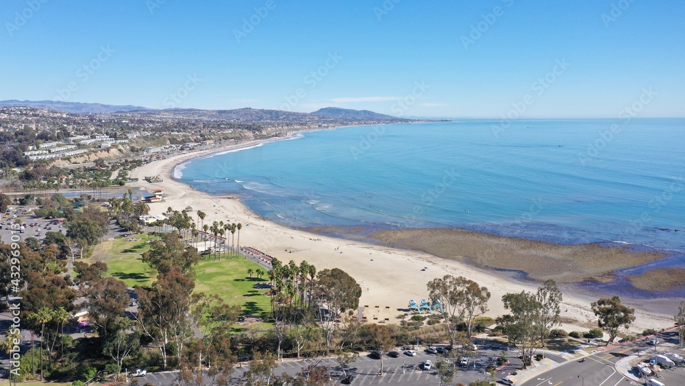 View of the San Diego Beach, in Southern California 