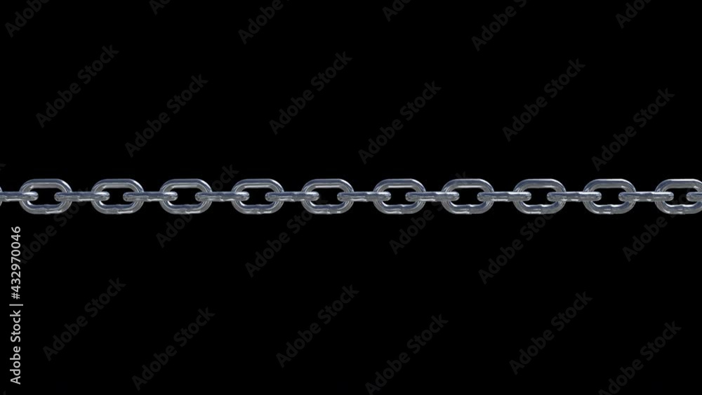 metal chain link connection loop animation metal chain link connection loop animation