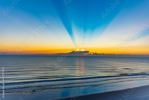 Sunrise Sunbeams Over the Atlantic  © Olivia