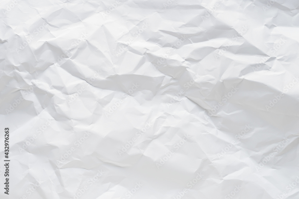 White crumpled paper texture background. White crumpled paper texture background.