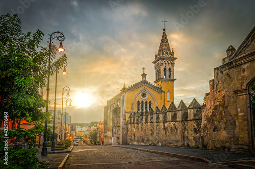 Capilla catedral de Cuernavaca Fototapet