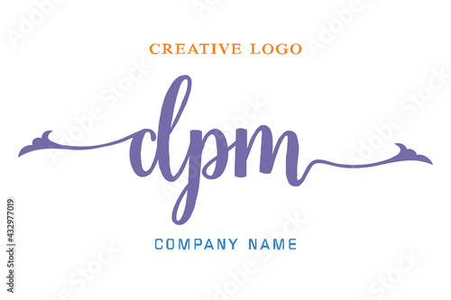 DPM lettering logo is simple, easy to understand and authoritative