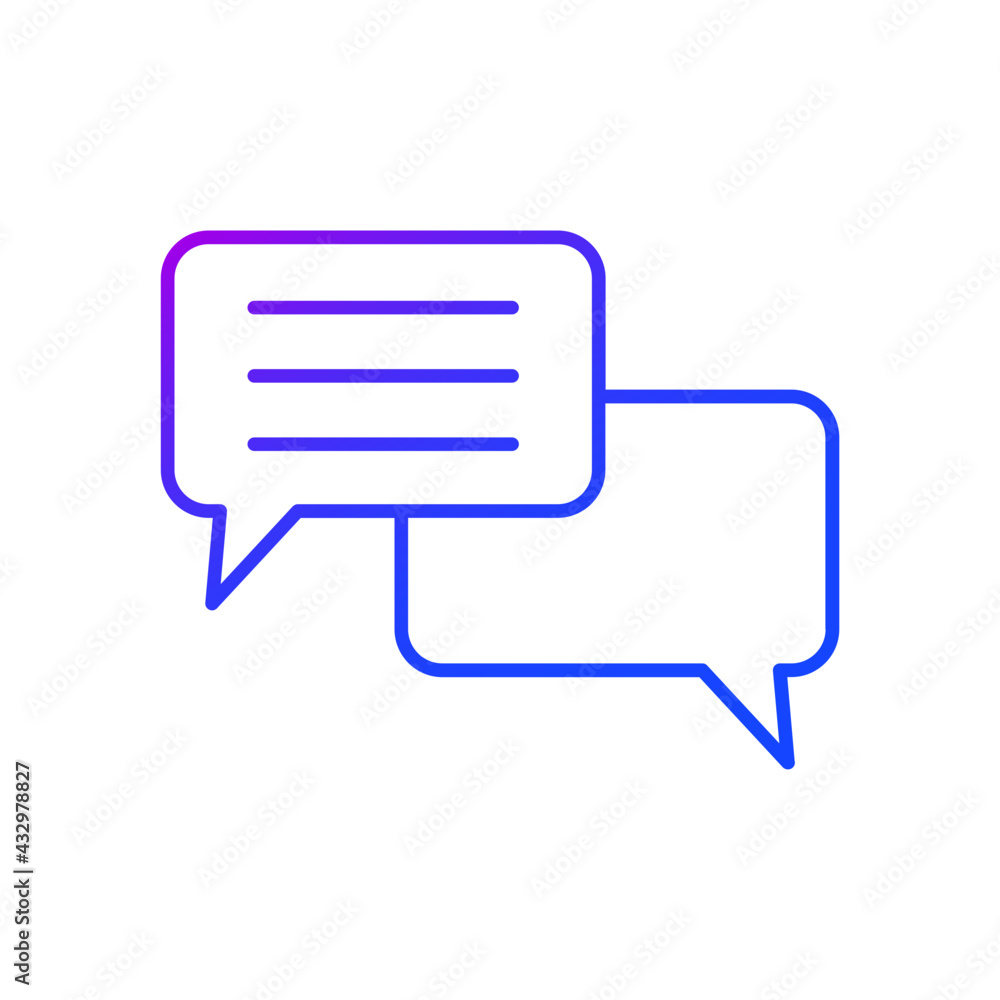 Chat bubbles icon Chat bubbles icon