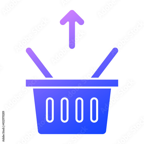 Shopping basket icon