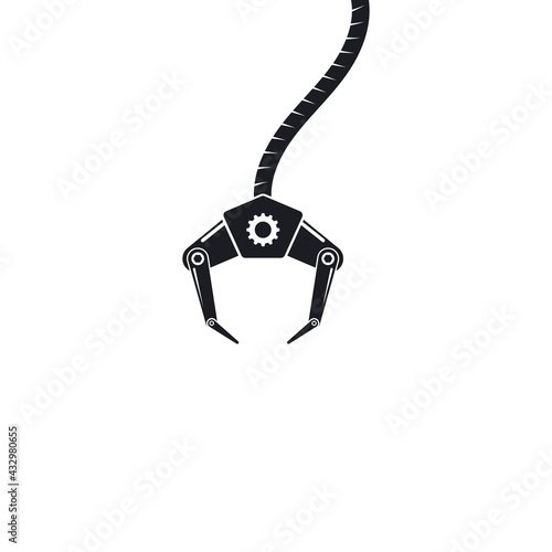 claw toy machine  icon vector illustration design template